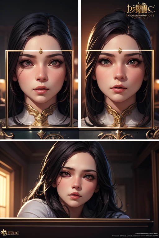bouncing her boobs up and down, (large boobs), full cleavage, heavy eye liner, ultra realistic, concept art, intricate details, eerie, highly detailed, photorealistic, octane render, 8k, unreal engine. art by Artgerm and Greg Rutkowski and Alphonse Mucha