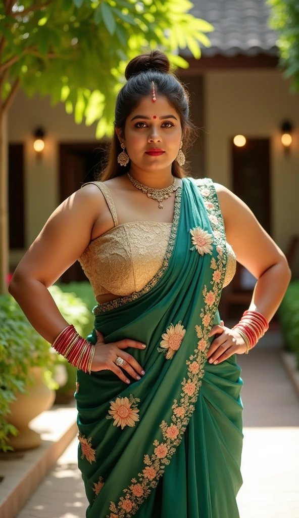 Foto RAW, photorealistic, photography, full body shot, 50 years old Woman, master shot, perfect eyes, goddess like beauty, pierced eyes, perfect thick chubby mallu Desi aunty bhabhi, Wearing a Stanapatta, a chest-band.Saree model, model Photography, Indian saree shoot, Indian traditional wear advertising photography, traditional wear brand shoot, face of Indian actress Sonakshi Sinha, masterpiece, realistic, realism, incredible details, pleasure, photorealism, detailed skin, skin pores, high contrast, photorealistic Artstation 8k HD digital art trend of high definition and detailed realistic skin texture, ultra detail, realistic skin texture, armature, best quality, ultra high definition, (photorealistic:1.4),, high resolution, detail, raw photo, sweat, Re sharp, by Lee Jefferies Nikon D850 Film Stock Photo 4 Kodak Portra 400 Camera F1.6 Lens Rich Color Ultra Real Realistic Realistic Textures Dramatic Lighting Unreal Engine Trending at Art Station Cinestill 800,(pele altamente detalhada: 1.2), 8k UHD, DSLR, soft-lighting, alta qualidade, grain of film, Fujifilm XT3,she didn't like to wear blouse or bra, she is happy to wear only saree, she hates blouse or bra, detailed hairy armpits, hyper realistic skin, skin pores, sweat, veins, short hairs on armpit, stubble armpits, hyper realistic hairy armpits, low waist saree,