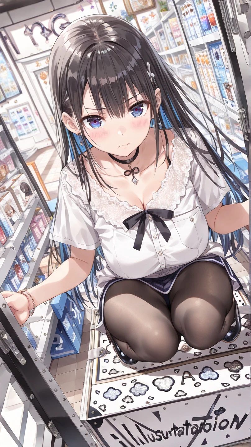(Browsing Caution:1.5), No correction, Highest quality, Ultra-high resolution, Highest Resolution, Very detailed, Very detailedな顔, From below, One girl, Semi-long hair, Braiding, One side up, , bangs, Neck ribbon, Puff short sleeves, clavicle, Medium chest, Cowboy Shot, (Sexual intercourse with multiple men:1.3), , Spread your legs, Lying down, Exposing breasts, Cute face, Expressionless, View your viewers, Outdoor, A group of boys, Anime Style