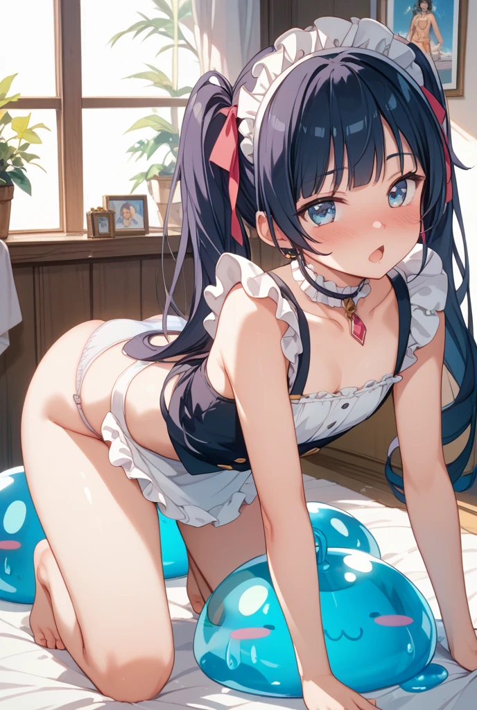Sweet, cute, young, , Wet clothes, wet body, water sparkle, sunny, rain, transparent clothes, heavy updraft, 7 years old, super long hair, thick hair, neon eyes, crop top, summer blouse, thong, transparent water, detailed droplets of water on skin, wet, blushes, sparkle heart eyes, sticking tongue out, legs apart, model pose, exposed shoulders, exposed belly, flat chest, full body picture, detailed hair strands, big bubbly eyes, sticky substance dripping down thighs, heavy breathing, shiver spike, hazy eyes, teasing , no bangs, show forehead, lifting one leg up, kid, detail water on detail skin, pastel colored clothes, , labia, bright background, peace sign, short mini skirt, popstar, idol, realistic shading, no sideburns, opened vigina, ((Chibi)), juicy vigina, stockings, leggings, riding on top, riding cock, cock in vagina, moan in pleasure, opened mouth, drilling, ahegao face, pastel bright background, little kids bedroom, parted hair, mouth open, short hair, glasses, multi color eye, no bangs, forehead, wings, cum face, fucking , showing ass, cyber, Vtuber, streamer, lolicon, dark hair, blush, makeup, twin braided pigtails, long eyelashes, glossy lips, scrunchie, bare back, big forehead, pumping, grinding, cherry popping, shiver, having sex, softcore, hardcore, missionary, penis inside deep, penis deep inside, getting fucked hard, lovely, ass towards camera, back towards camera, firmly gripping ass cheeks, fishnet, childhood, memory, squishy, bouncy, dilated, round, circular eyes, gloves, fellatio, flexible, no bra, no bra strap, no underwear, finger spreading labia,