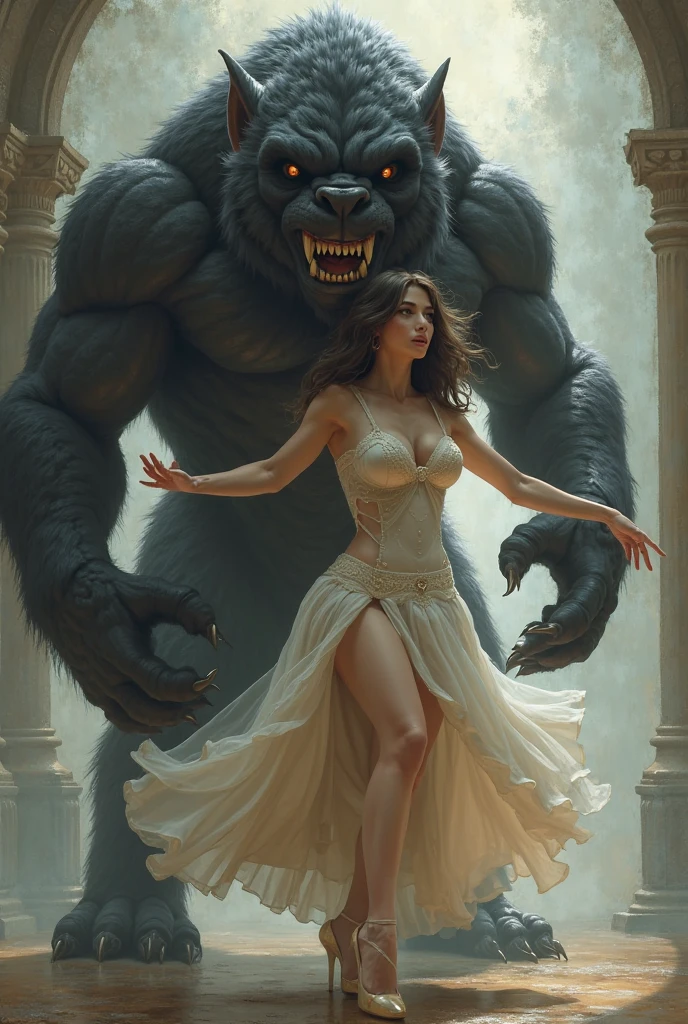 there are two women walking next to giant lions, fantasy art, symmetrical epic fantasy art, award winning fantasy art, tyler edlin fantasy art, michael whelan and karol bak, award-winning fantasy art, kyuyong
((high jumper's body proportions)), ((obesity: 0.0)), (((no panties)), ((no panties))), ((No pants),(No socks)),(No skirt)))),((No shoes)))),((Dynamic posture)),(Fighting stance), (Full body), (Greek feet), (Carefully groomed nails),((Delicate and small toes, perfect toes))), (Camel toes),((Correct anatomy)),((Correct dissection))),( Clothing: transparent cheongsam made of transparent plastic, high slit design, white flowers cut at the waist, perfectly blending with the figure))), ((gemstones, diamonds, pendants, necklaces, waist chains, stud earrings, earrings, bracelets, anklets)), (((the sword flies, the robe flutters with the wind))), (((the world of clouds and mist))), ((the flying sword is inlaid with gems))), (the clothes are painted with ink landscape paintings)))), (almost naked))) ((fully see-through exposed crotch, clear closed crotch cleft streaks)), ((without bra)), slender body, (almost naked))), (( Ancient Greek-style robe of colorless transparent fabric with minimal cloth area)), ((colorless transparent fabric bra with minimal fabric area)), ((colorless transparent loin cloth with minimal cloth area)), ((Bust mostly exposed with full see-through))), Perfect slim body (nipple slip: 0.5)
((masterpiece)), (detailed), alluring succubus, ethereal beauty, perched on a cloud, (fantasy illustration:1.3), enchanting gaze, captivating pose, otherworldly charm, mystical sky, soft colors, (detailed cloudscape:1.3), (high-resolution:1.2), ((masterpiece)), (best quality), HDR, ((masterpiece)), (best quality), HDR, FEMME, Mirela Anton art Style, artistic, Soft color palette, windblown flowers, Sparkle, magical photography, Soft smooth lighting, Light background,