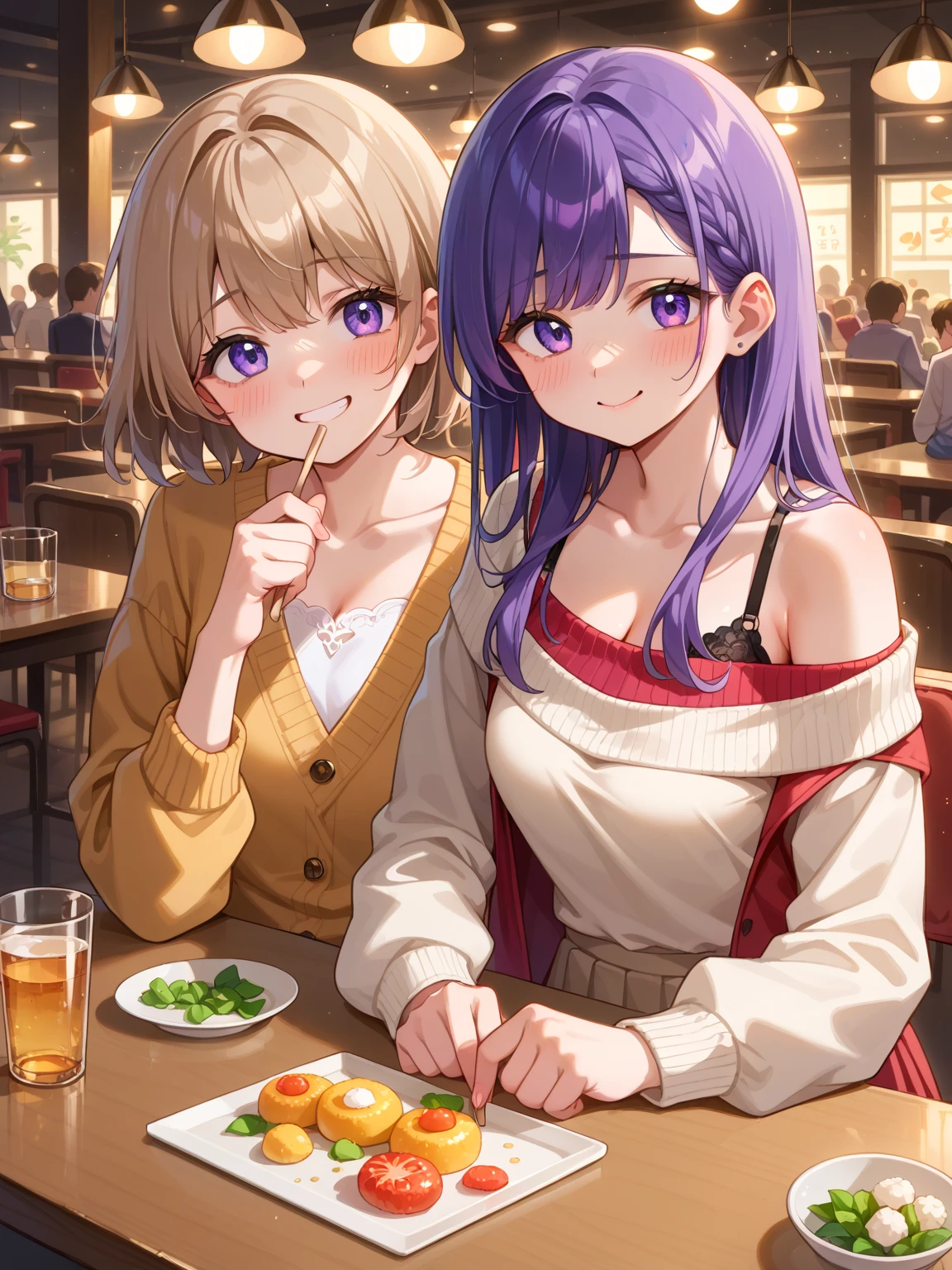 masterpiece, Highest quality, beautiful, high resolution, perfect anatomy, Beautiful gray hair、Beautiful red eyes、Longhaire、Tank tops、denim shortpants、a choker、 black pantyhose, brown jacket, selfie style、selfee、piece、piece sign、 8K、a beauty girl、 Nice、 Beautiful hair、 Beautiful eyes、 Beautiful skin、Beautiful legs、Beautiful arms、Perfect fingers、 Very cute、 Very kawaii、