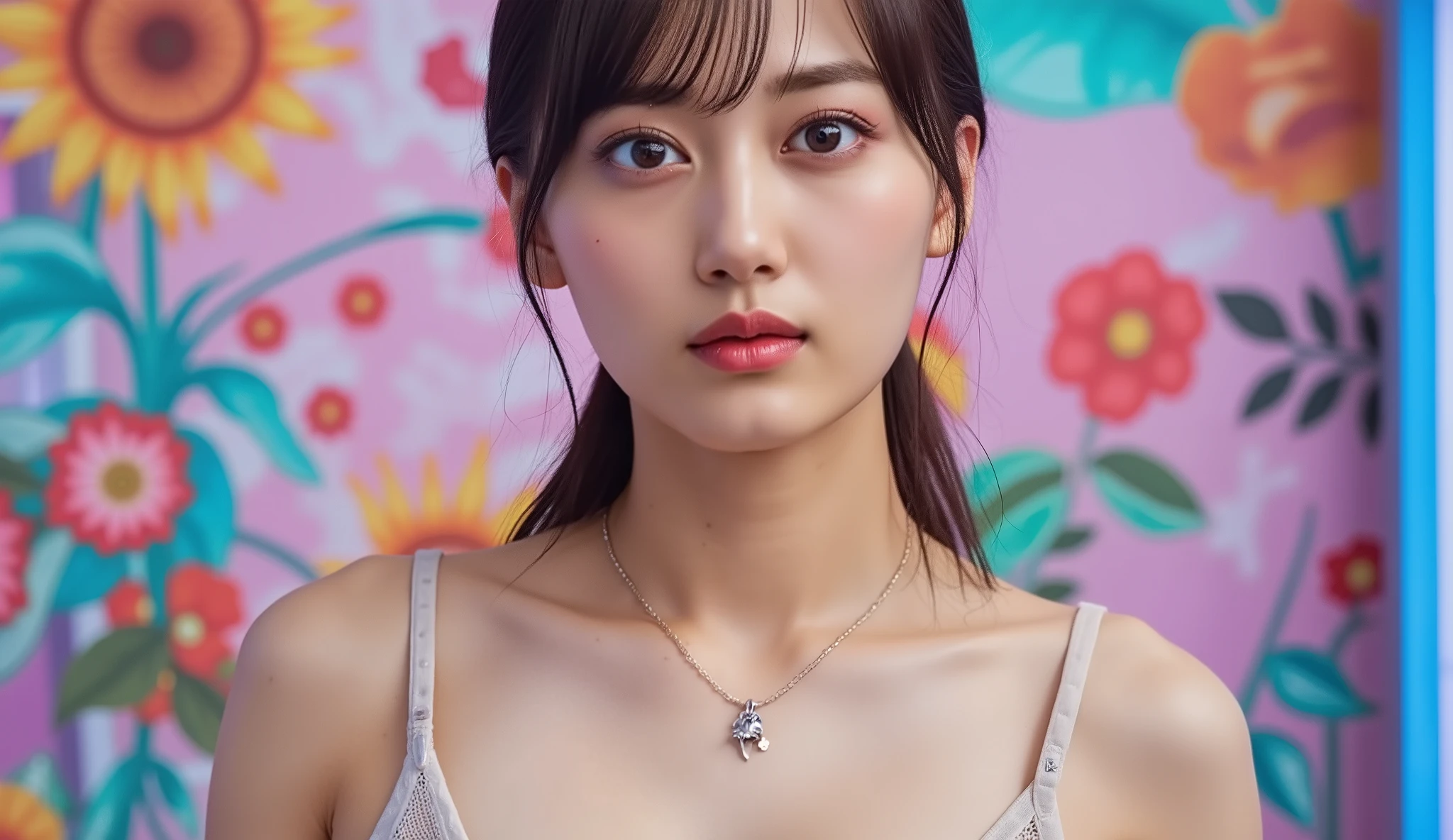 Full Body、show your beauty :2、新Shii下着製品の宣伝:3、 underwear section:2、 Women showing underwear 、 underwear with little background for women 、 colorful background:2、 ultra-thin micro panties、Less background :2、meat感的、meat々Shii、(( multi-colored sheer bra 、 High Legs、 unnecessary confidential 。)):2、 Sit back and laugh 、 Japanese、 big eyes、 double eyelid 、Thick Lips、 sex、(( D Cup Breasts:1.5、 Huge and divine々Seems 々Shii乳:2、大きく垂れた美Shii胸:1.5、 ふっくらとした美Seems胸 、 Attractive Breasts、 Of tobacco)):1.5、 美Seems肌、 white skin、 shining to the touch 、belly button、 glamorous、 Thin Waist、 tight hips、 place your hands on your hips:2、 (3N1DS1NCL41R:0.9)、 PictureGenuineist :2、 Highly detailed、 Picture、 author:mr. nomi、 (( Highest Quality、 art work、 high resolution、 super precise 、 super fine、 masterpiece、 masterpiece)):2、8k、 Genuine 、 PictureGenuineism、very aesthetic 、 Viewer:2、 facing the front from the center of the screen:2、