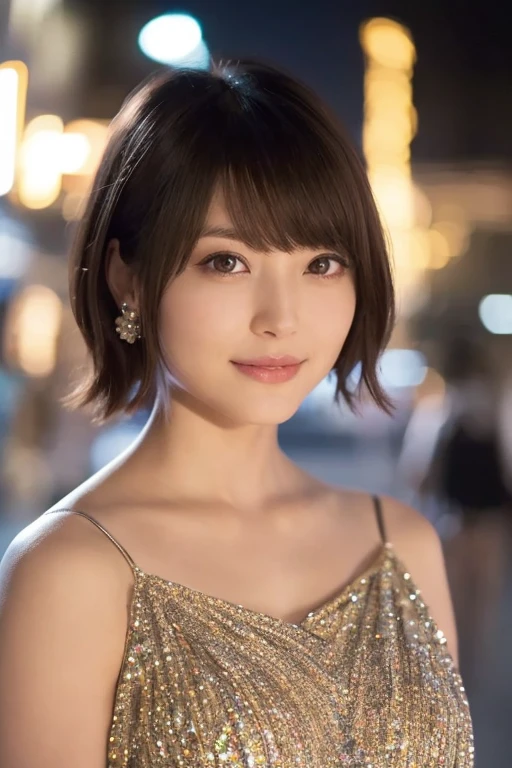 1girl,(wearing a long one piece cotton blouse:1.3),(RAW photo, best quality), (realistic, photo-realistic:1.4), masterpiece, an extremely delicate and beautiful, extremely detailed, 2k wallpaper, Amazing, finely detail, extremely detailed CG unity 8k wallpaper, ultra-detailed, highres, soft light, beautiful detailed girl, extremely detailed eyes and face, beautiful detailed nose, beautiful detailed eyes,cinematic lighting,city lights at night,autumn scenery,maple trees in autumn,at a park,perfect anatomy,slender body,smiling  <lora:hanazawakanaV3_lora:0.8>,very short and wavy and jaggy hair