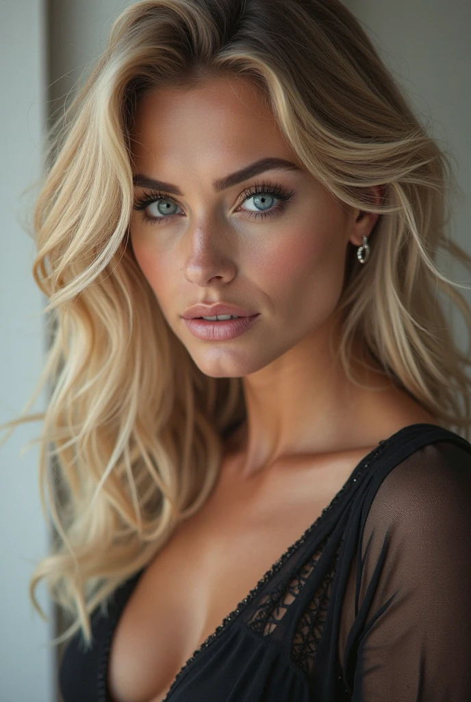 (best quality:1.3), (masterpiece:1.2), (realistic:1.2), (detailed:1.1),
Photo of (gorgeous quiron_AnitaBlond_v1, (blond woman:1.2)), (skin pores, skin imperfections), medium breasts, (crop top), Detailed eyes, highly detailed skin, highly detailed face, ambient light, perfect lighting, shadows, sharp focus, 8k high definition,
<lora:quiron_AnitaBlond_v1:1>