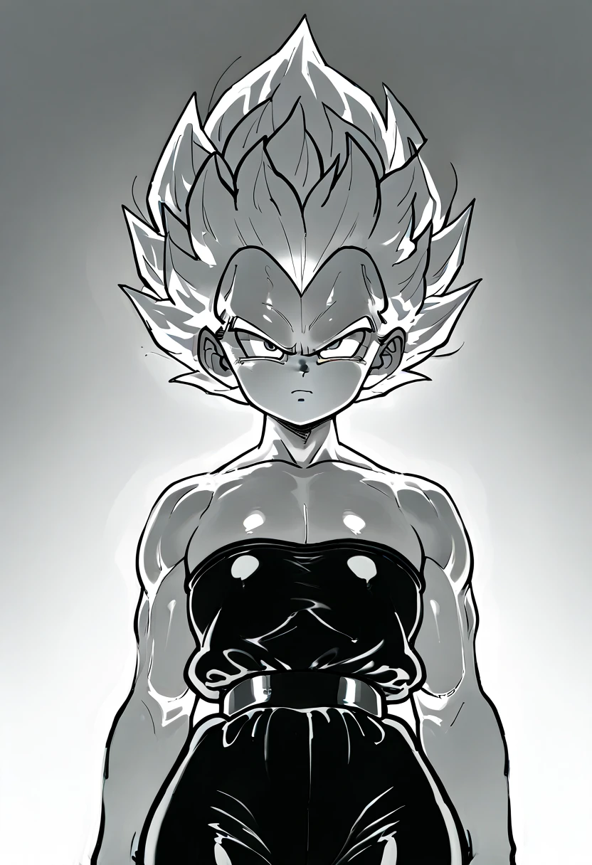Who, detailed body, sexy, dragon ball z character, foreground, Girl, Goku&#39;wife, attractive body, great attributes 