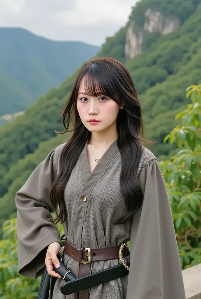 best quality, full figure, delicate face, Beautiful face, Big eyes, Smiling: 1.1, put on makeup:, 1.2, 25 year old woman, Young woman wearing a cloak: Cloak with Dragon Scale Pattern, 1.3 Female Features: ผมยาวสีขาว สง่างามเหมือนหงส์ มีdelicate faceและเต็มไปด้วยภูมิปัญญา, 1.4 Rainbow Dragons: The wings and claws stand out, along with beautiful flames and patterns. **Setting**: Dragon protecting the girl amidst an ancient forest with a mysterious atmosphere, Image Quality: Highly realistic images, 8K resolution movies, works of art-like quality, ใช้ unreal engine 5, streaked hair, light smile
