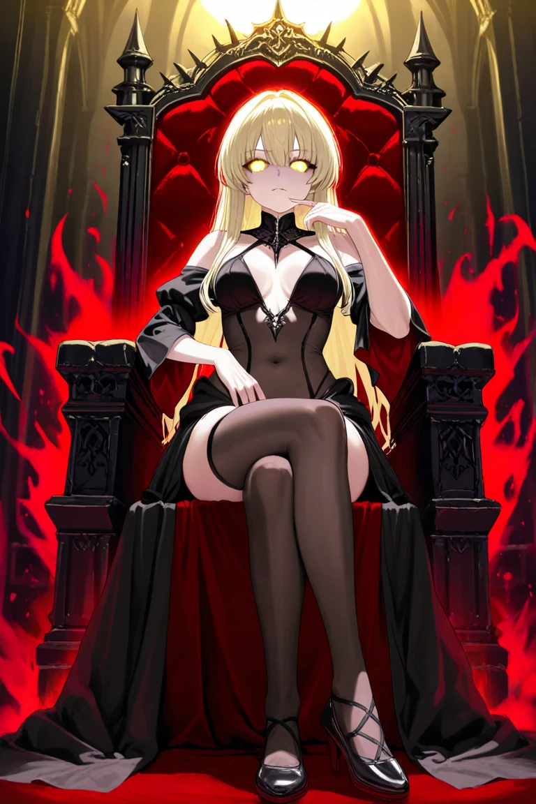 ​masterpiece, (petite),Top  Quality, ultra-definition, max resolution, A highly detailed, clean skin, the anime, Slender, extremely sexy, Blonde hair, Praying, cleavage sticking out of clothes, Tight-fitting belly clothes, Shameful, red face,medieval sexy outfit, Cross Necklace, whore, (medium breast), black  dress, White-tip dress, veil, bandeau, Perspective from above, Order of the Order of the Order of the Thigh Garter, Choker, tight clothes, Chest strap, breast hollow, slender body , graceful physique, skinny but hot, hourglass figure, exposed belly, sleeveless, exposed shoulders