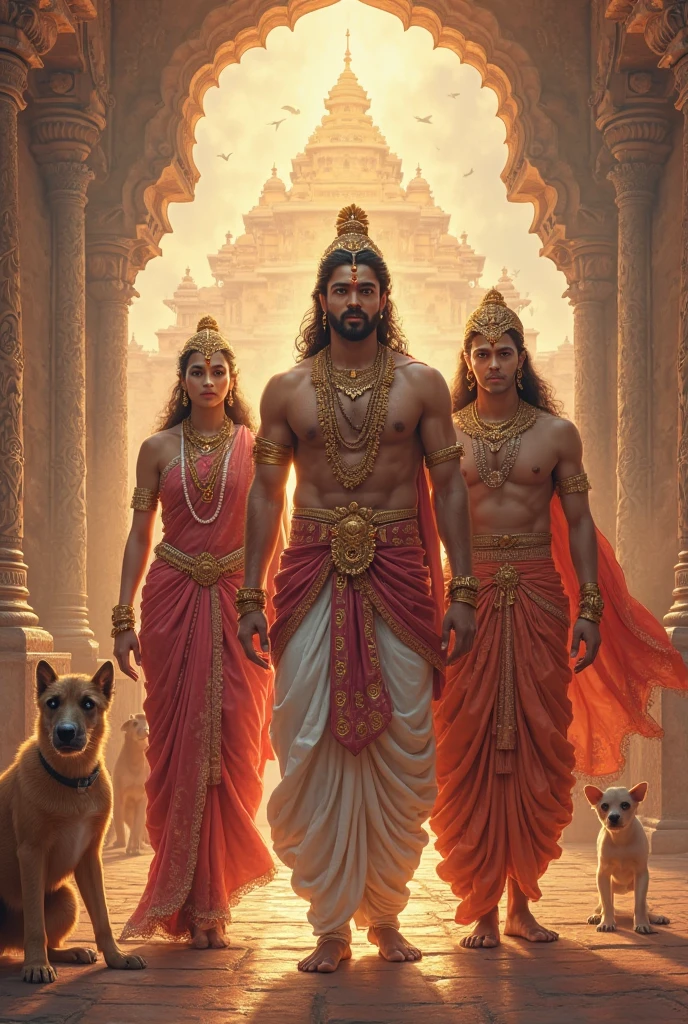 Hindu god Ram Darbar image with ram, Sita, laxman, hanuman all are there