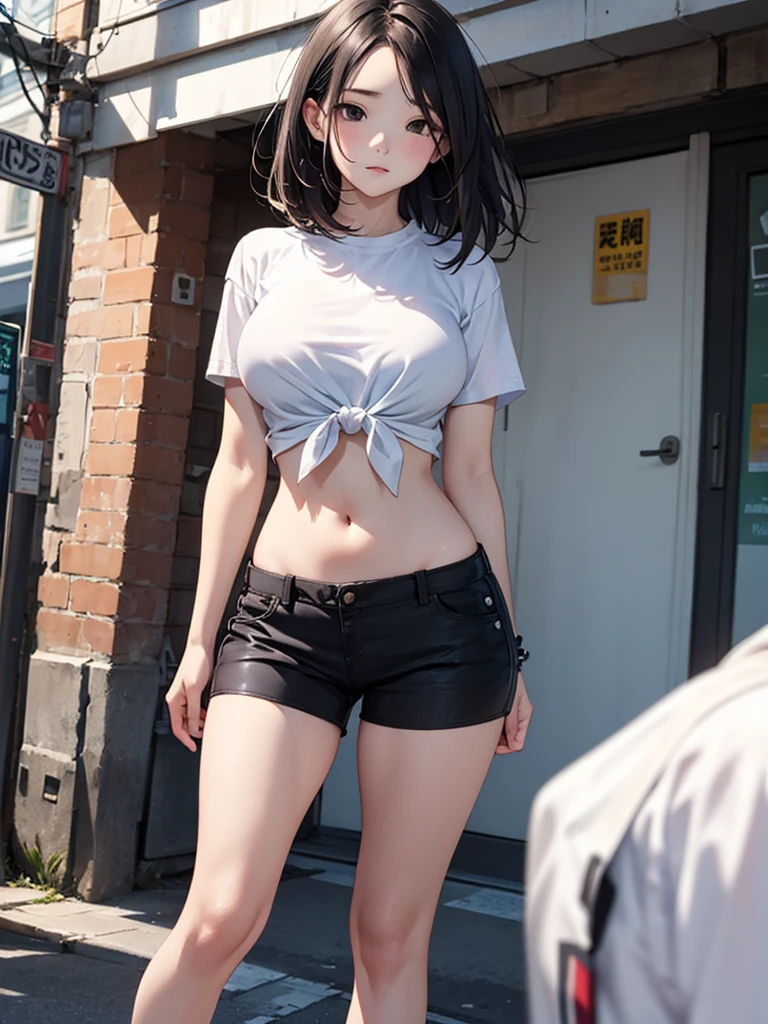 <lora:highleg_panties_v0.1:1> 
1girl, highleg panties, navel,
jeans, street, handbag, crop top, cleavage, 
<lora:baggy_jeans_v0.9:1>, masterpiece, best quality, highly detailed