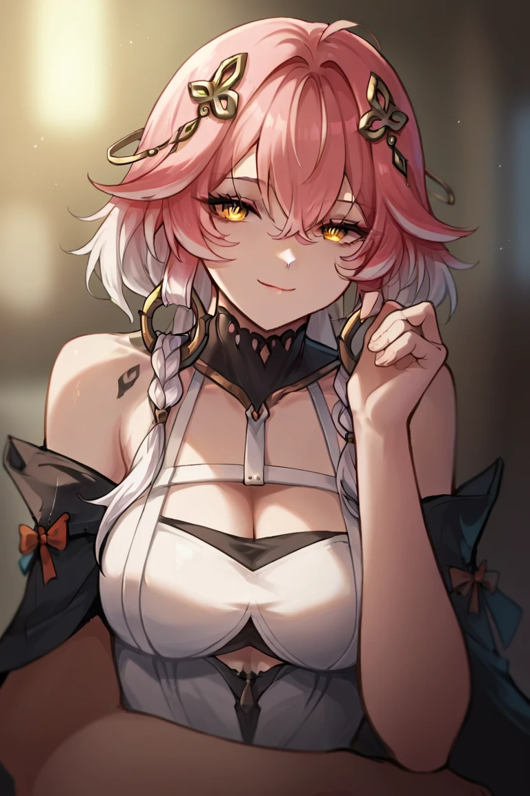 Generate a girl with big tits