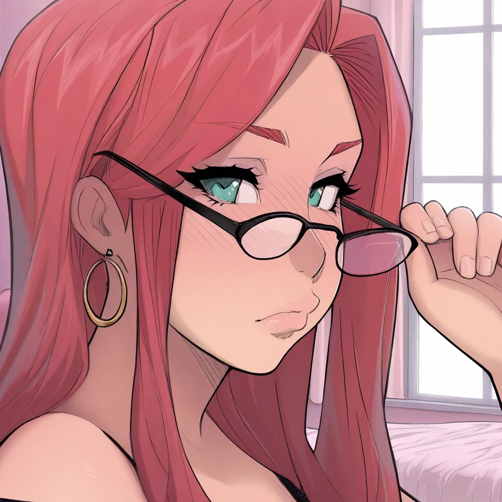 Mono Color，fundo vermelho，a big breast chinese girl，（From the front：1.3），