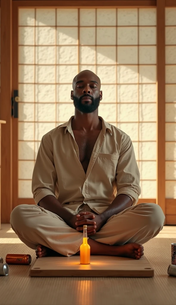 40 years old,Hidetoshi Nakata,(Kogoro Mori 1.3),Oriental face,whole body,Lean,muscle,Sitting,Legs open,White socks,Baldhead ,transparent,Thick body hair,White lingerie,Topless,Densely hairy,Fortitude,HD,With a mustache