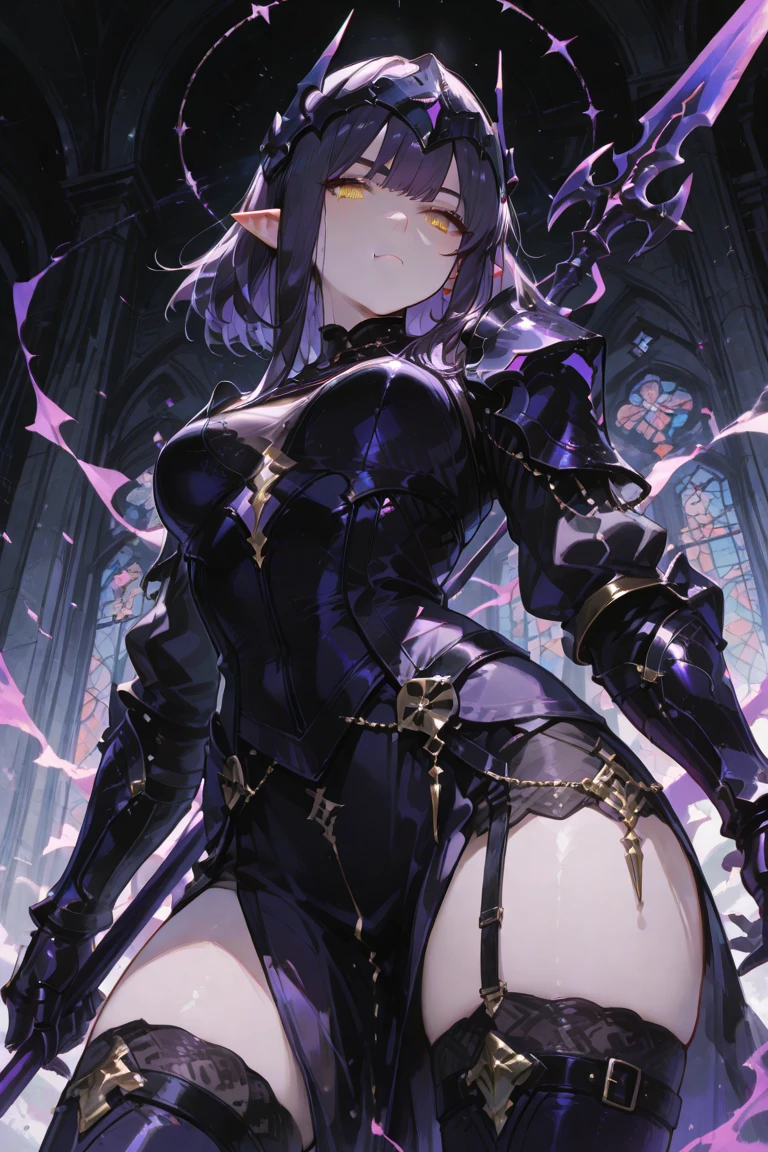 (((masterpiece))), (((highest quality))), ((ultra-detailed)), ((super fine illustration)), ((ultra-fine painting)), (upper body:1.2), Highly detailed and delicate illustration style, detailed skin texture, detailed metal texture, detailed cloth texture, extreme detailed description, (T-masterpiece), (highly detailed face), original, raw photo, professional, Intricate details, super details, intricate ornament details, perfect anatomy, (16-years-old), (sexy), (sexy), real, ((Solo)), ((A beautiful and cool girl marshal with beautiful hair and eyes dressed as a mechanical angel)) BRAKE Beautifully shaped small breasts, Beautifully shaped small buttocks, (The beautiful, shiny silver twintails are extremely detailed and delicate and shine in rainbow colors, colorful hair:1.2), (Beautiful clear purple eyes that shine with great detail and delicate:1.2), (beautiful hands and fingertips:1.2) BRAKE ((sophisticated mechanism:1.4))Smooth and menacing design, (Sleek large highly detailed and delicate mechanical wings in a glowing amethyst purple color:1.4)), ((A very mysterious and sacred large sword that shines in rainbow colors with amethyst purple color exclusively for marshal girls:1.3)), ((High-speed, high-mobility, iridescent, highly detailed and baptized mechanical armor for marshal girls in amethyst purple color:1.3)) BRAKE concept-art, Detailed Science Fantasy Art, (Battle Pose), ((Highly detailed and sophisticated slashing pose:1.1)) BRAKE (Highly detailed and delicate starry sky), (other world), no robot, (close mouth), Front view, (8K highest quality wallpaper:1.2), (Highly detailed and delicate background:1.2) BRAKE (cute background, Geometric patterns, vivid color background:1.5), (colorful confetti:1.15) BRAKE (NSFW) BRAKE