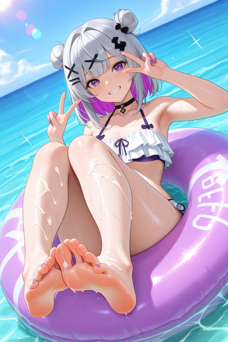 ((Highest quality、、masterpiece:1.3)), Upper Body、Long legs、Sharp focus:1.2, Beautiful woman with perfect figure:1.4、(Smiling:1.2), double eyelid、30-year-old female、Sexy pose、((((Close your mouth、One Woman、Bunny girl,Beach、Tropical、Sandy Beach、Rocky area、Ocean))))
