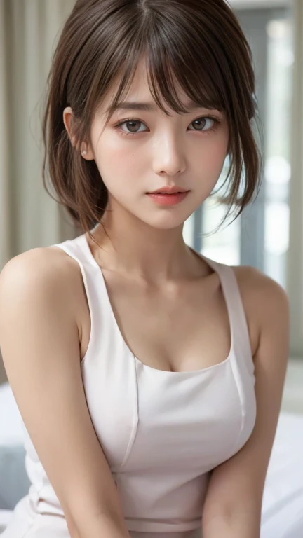 High resolution,highest quality,cute face,dynamic lighting ,8k wallpaper,highest quality,detailed skin,Japanese Girls,Sweat,vapor,Glowing Skin,Full Color,Beautiful pussy,erect pink nipples,18 year old student, Wearing a uniform,Small breasts,Ten generations, Raw photo, full body shot、Absurd,moderate muscle,