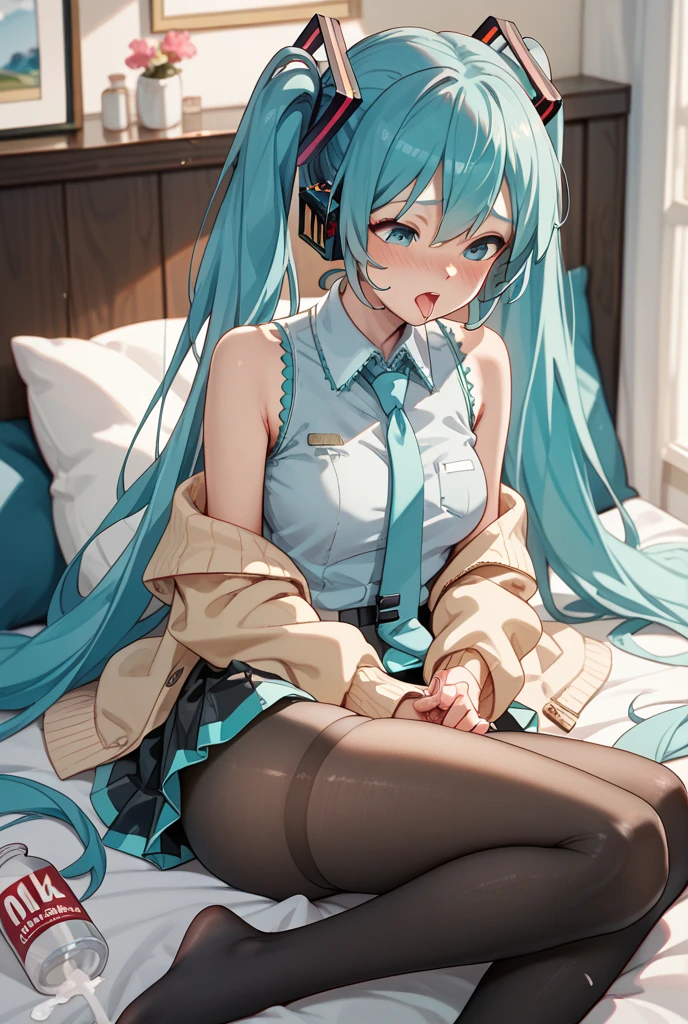 Hatsune Miku sitting on your face