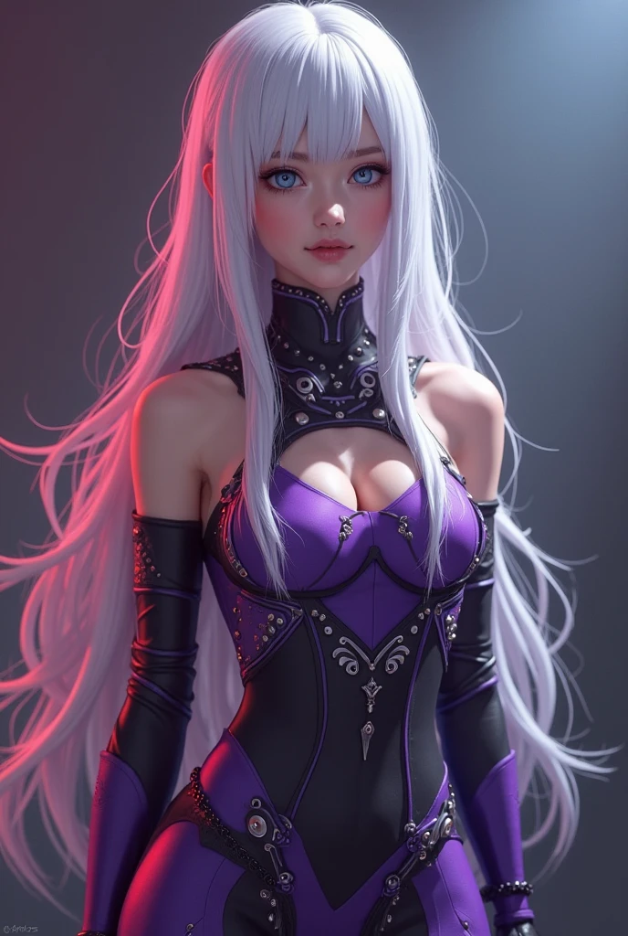 Arte Oficial, Fondo de pantalla de Unity, Ultra detallado, beautiful and aesthetic, Beautiful, Obra maestra, La mejor calidad, (Zenredar, mandala, enredo, enredar), girlish, Traje blanco ajustado a la piel, cabello corto rubio, ojos azules, small breasts, Chrome robotic parts, Ciberpunk de lujo, robot, Naves espaciales de lujo limpias, Science-Fiction, vaina de estasis, arrodillado, Etrowave, retroonda, sexualizado, Lolita, Pezones erectos, cameltoe completo, pecas llenas, Enormes ojos violetas, labios gruesos y llenos, sonrisa hiper pervertida