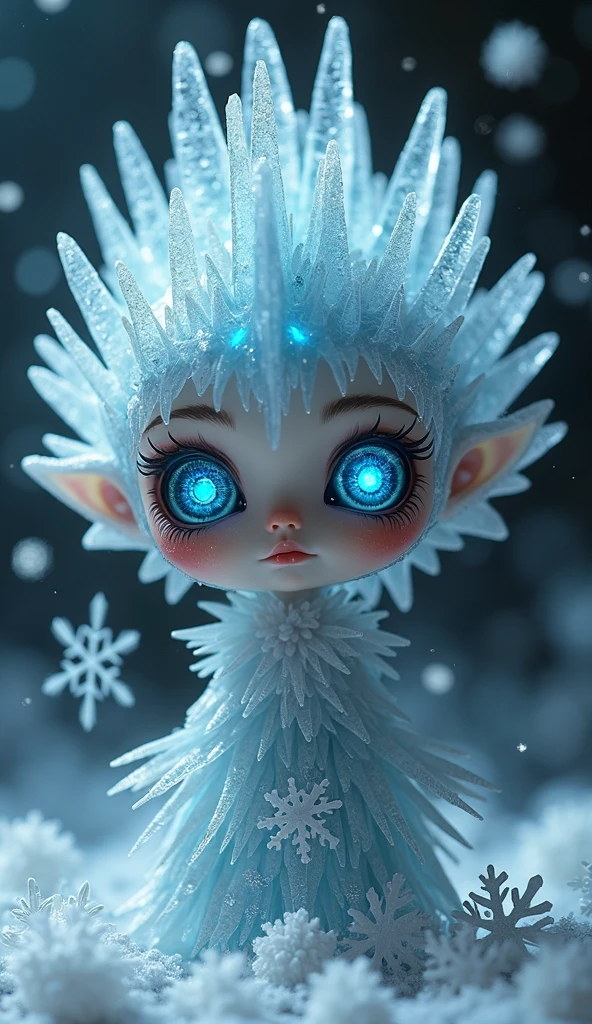 Cute and adorable darkness baby, glowing smoke neon eyes, hoarfrost metal lace, fantasy, sunlight, sunbeam, intricate detail. 8k, dreamlike, surrealism, super cute, symmetrical, soft lighting, trending on artstation, intricate details, highly detailed, unreal engine, by ross tran, wlop, artgerm and james jean, Brian Froud, art illustration by Miho Hirano, Neimy Kanani, oil on canvas by Aykut Aydoğdu, oil painting, heavy strokes, paint dripping