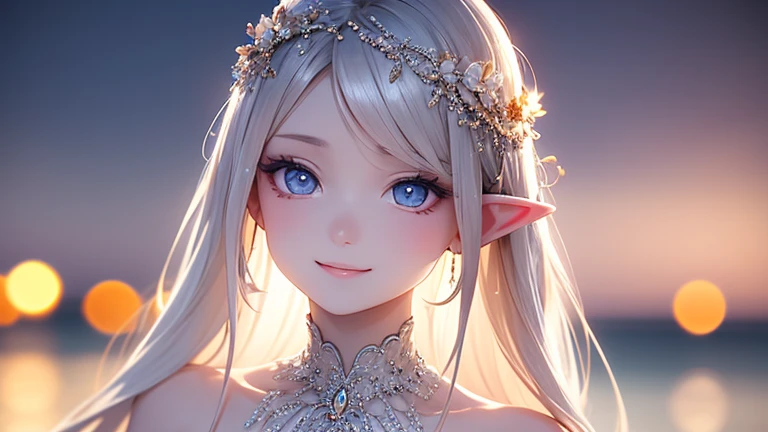 1girl, beautiful detailed eyes, beautiful detailed lips, extremely detailed eyes and face, long eyelashes, ice elf, pale blue skin, deep blue hair, deep blue eyes, sheer reflective evening dress, alluring, winter wonderland, fantasy, highly detailed, 8k, photorealistic, hyper detailed, intricate details, dramatic lighting, volumetric lighting, cinematic lighting, dramatic shadows, dramatic highlights, muted colors, cool color palette