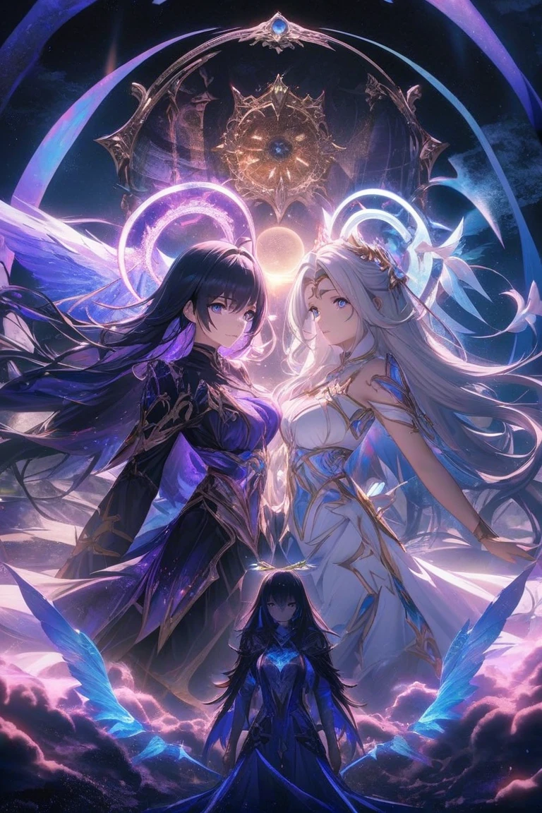 ((highest quality)),(Ultra-high resolution),(Very detailed),(Detailed Description),((The best CG)),(A masterpiece),Ultra-detailed art,Amazing drawing art,(Art with precise detail:1.5), (Female Heroes:1.4), Light, fight,