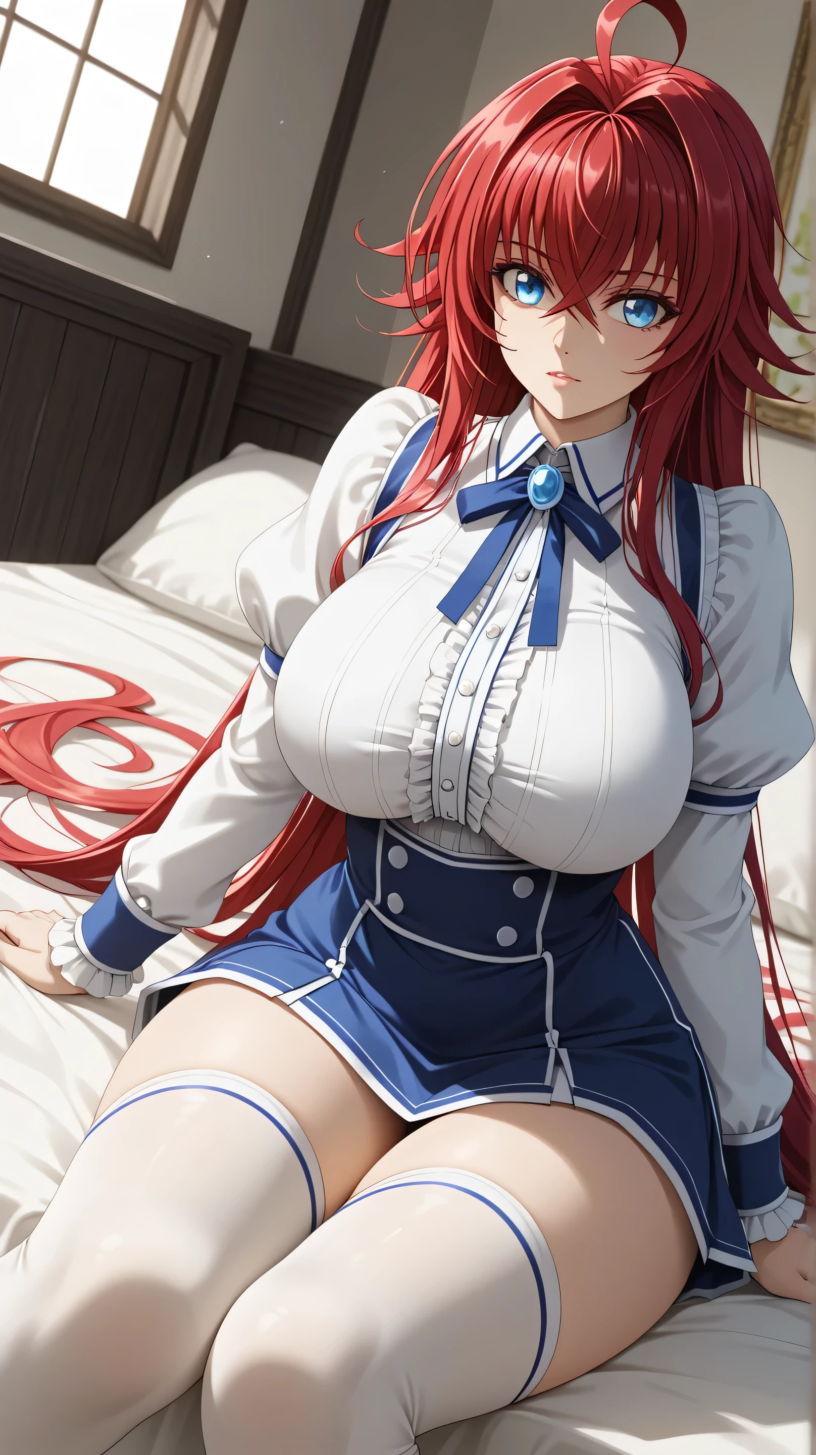 （tmasterpiece，best qualtiy：1.4），looking at viewert，Marginalized populations，{inside in room|exteriors|simplebackground}，Off-the-shoulder attire，cleavage，Be red in the face
（wavey hair：0.8）， long whitr hair， |whaite hair}， {Blue Themes|