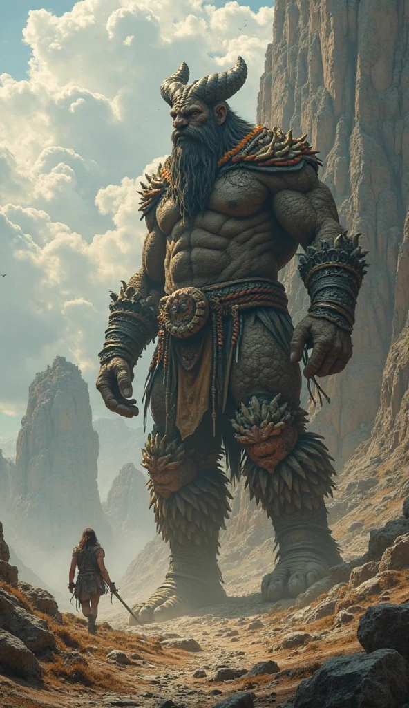 Draw Libya for me in the form of a monster