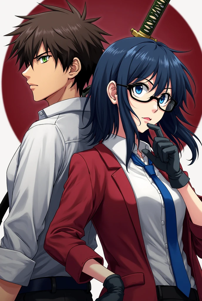 (masterpiece), best quality, expressive eyes, perfect face, 1boy, black hair, dark, sickly, low saturation, dark colorful color eyes, icon, bust-up, anime, rainbow hair, (((boy)))