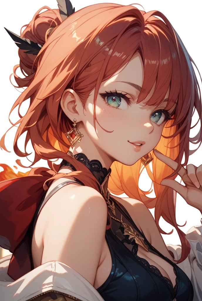 <lora:ddw_v1:0.75>, wink, one eye closed, playful smile, tongue out,, masterpiece, best quality, absurdres, highres, 4k, ray tracing, intricate details, highly detailed, (1girl:perfect face, cute, small breasts, long ginger hair, petite) face pixel art, unreal engine, 85