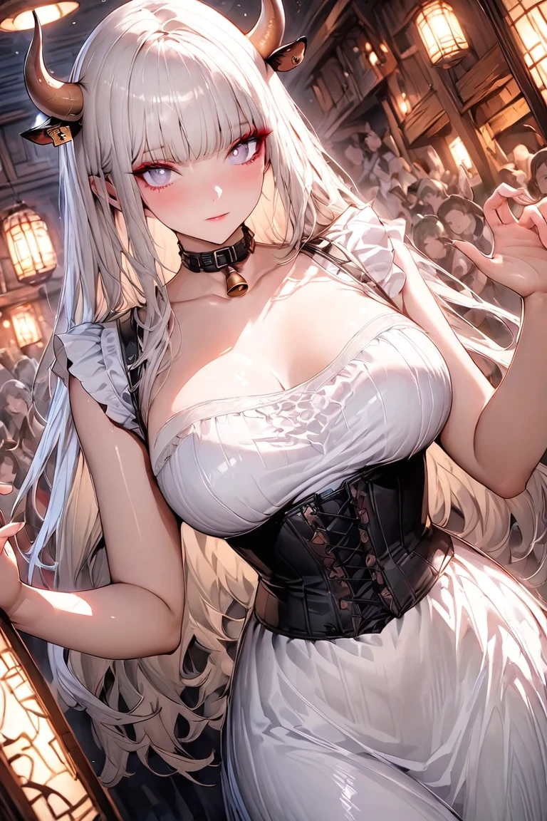 ((nsfw))((dress_default, terrific_default)):1.5,((solo, 1girl)) ((masterpiece,Highest quality,Highly detailed images,Beautiful images、Realistic、Dutch Angle)), (Bright lighting overall、Backlight、A fantastic atmosphere、Thick Fog、Dust flutters),(Dynamic pose、Looking up、Beautiful cleavage、large breasts)1.2, ((Beautiful starry sky:1.5、shooting star、Rooftop:1.2))((Flipping the fabric on the chest、Pick up clothes、One pink nipple is visible、Shy expression))、Black sleeves