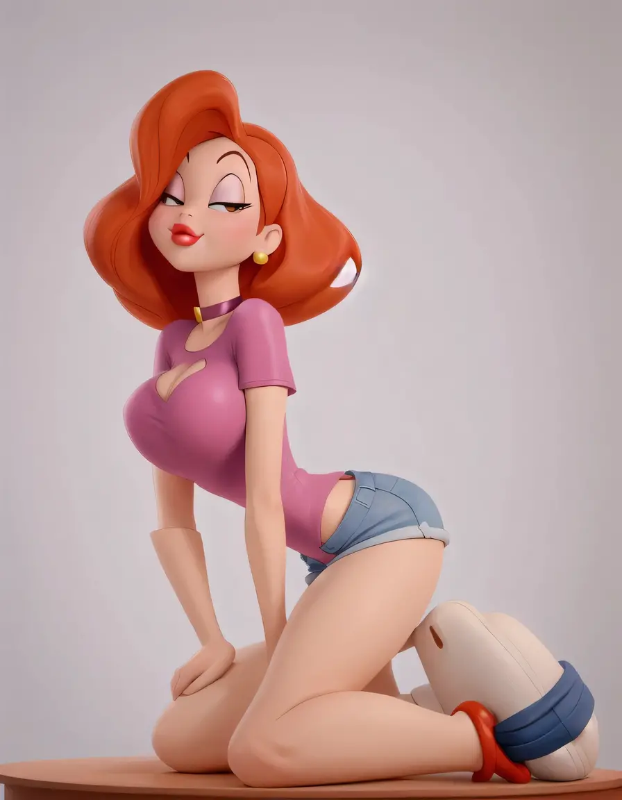 (score_9), (source_ derpibooru_p_95), (earth pony), ((anthro :1.1)), (shoulderless prom dress), blushing, solo, realistic hair, bangs, braid , anatomically correct, flat chest, hourglass body, high res, pink bottom lip, extremely detailed, absolutely stunning, freckles, skinny waist, makeup, arms behind back, young, filly, foal, legs spread, panties,