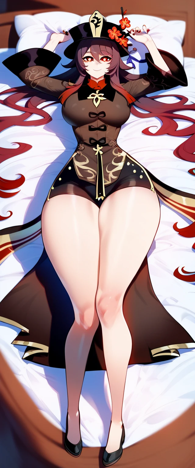illustratio、(top-quality)、A sexy、clothes wrinkles,black skirt,