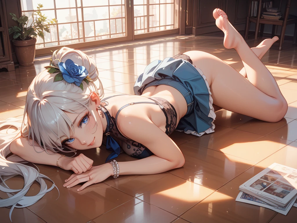 The nipple is visible、Show the pubic area、pubick hair、toppless、Show the pubic area、no-bra、No panties、sensual breasts、Show your butt、Nier Automata、Yoruha Different。 2 Type B、女の子1人、wlop、2b、shairband、Hi-Res、Nier(Series)、Nier Automata、red-lips、Shaded face、short-hair、独奏、high-necked、Ash hair、Blue eyes、Open café by the sea