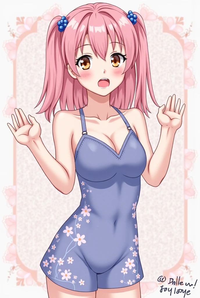 8k,Highest,quality,(highest quality:1.1), (masterpiece:1.4), (Confused:1.0), 
1 person, Deviluke Type, hair ornaments, Bobcut, Short Hair Pink Hair, Purple eyes, Center of chest,((School Swimsuit)), Her Room, (blush:1.2), smile,（Perfect Fingers）,Squat,Spread your legs ,ass pov,Heavy breathing,mesugaki,masturbation,Pussy Line,hijap
