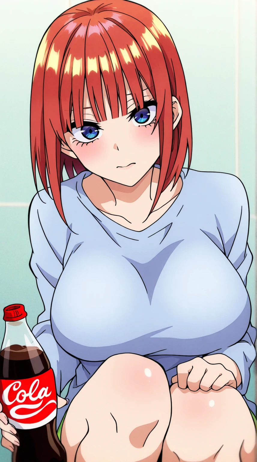 (Highest quality, 8K, masterpiece :1.3),Mrs. Yuigahama,ガハMom, As I expected, my youth romantic comedy is wrong。, One woman,Bun Hair,30 years old,Mom,Orange Hair,nsfw,Plump body,