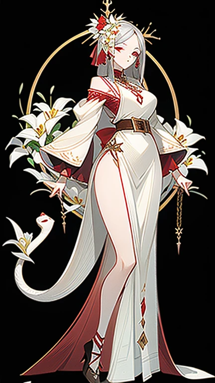 1girl, solo, japanese_clothes, long_hair, kimono, hand_fan, red_eyes, full_body, hair_ornament, makeup, downblouse, very_low_claveage_exposed_half_of_breasts, showing_half_Very_large_breast, transparent_background, very_long_hair, lipstick, hair_stick, holding, folding_fan, wide_sleeves, white_hair, flower, red_lips, sash, personification, standing, jewelry, hair_flower, holding_fan, hair_rings, obi, long_sleeves, white_kimono, (8k, Best Quality, Masterpiece:1.2), (Realistic, Photorealistic:1.37), Ultra Detail, 1 Girl,Cute,Solo,Beautiful Detailed Sky,Date,(Blush),(Smile:1.15),(Closed Mouth)Small Breasts,Beautiful Detailed Eyes,(Long Hair: 1.2),Floating Hair NovaFrogStyle, Upper Body
