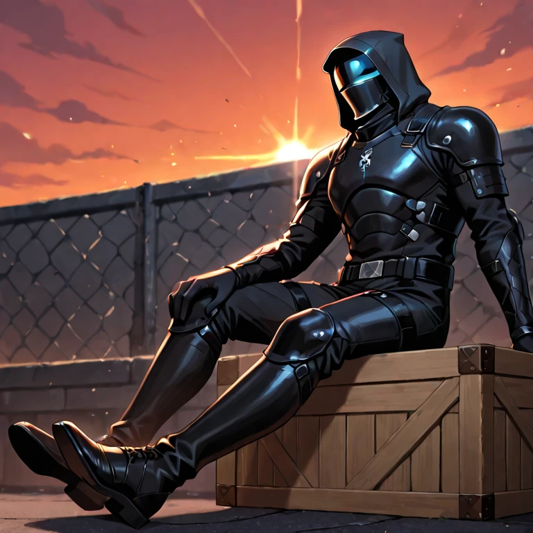 (((hyper realistic))), (((ensure gridiron helmet))), (((american football player))), (((visor))), (((game jersey))), (((shoulder pads))), (((gloves))), (((girdle))), (((football pants))), (((quarterback))), (((cleats))), (((fully geared))), (((mysterious figure))), (((sleeping))), (((facing viewer))), manspreading, hands behind head, (((full body shot))), muscular, (((cyberpunk))), (((relaxing))), (((arms down to his side))), (((crotch visible))), (((close up))), (((sitting down in computer chair))), faceless, sensual, (((feet in frame))), (((inside of sex dungeon))), entire body in picture, wearing spandex suit, nurinaki, submissive pose, (((perfect physique))), leaning back, skin tight suit, (((throbbing erection))), (((nsfw))), (((visible cock))), (((gigantic cock))), gigantic bulge, presenting crotch to viewer, helpless, (((bird's eye view))), view from ceiling, ((1male)), (((throbbing erection))), (((ready to fuck viewer))), (((nsfw))), (((faceless))), (((armored))), (((in need of sex))), (((visible bulge in pants))), (((humanoid))), (((glowing red eyes))),