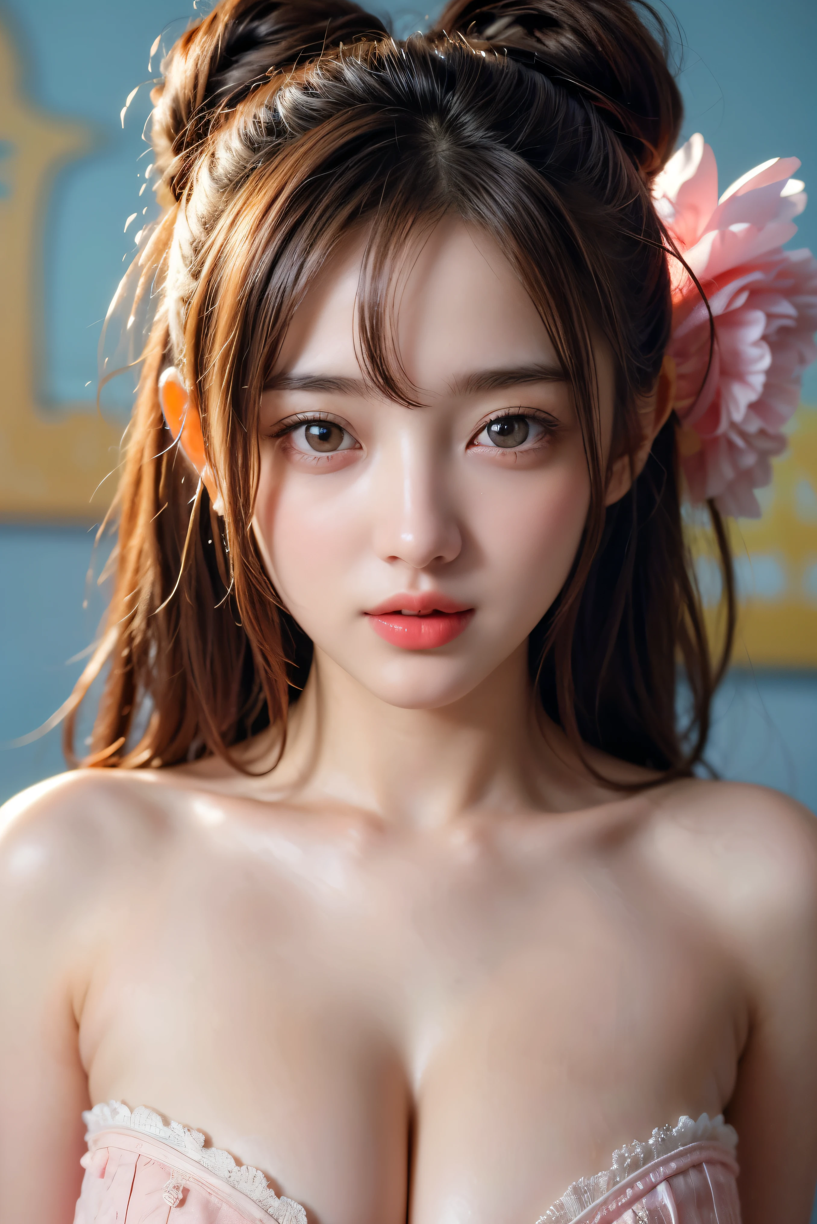 (Browsing Caution:1,4),Mix 4, (8k, RAWphotograph, Highest quality, Tabletop: 1.45), (Realistic, Realistic: 1.37),illumination, night, プロのillumination, photographn mapping, Radio City, Physically Based Rendering, Gradient Brunette, 高品質のphotograph, High resolution, 1080P, (Detailed facial depiction), (Detailed description of the hand), (Delicate CG), Extreme light and shadow, Rich details, (Detailed facial features), (Highest quality), Look in front of you, Highly detailed face, Highly detailed lips,  超High resolution, (truth: 1.4), photograph, 1 , [(sad)],  , Thin limbs, movie, Cool pose, I Cup, Highest qualityな完璧なボディ, photographのような, (1 : 1.3), Perfect balance, (Huge, Perfect breasts, Areola),(Realistic, Realistic:1.37),One Girl, Cowboy Shot,Professional Lighting, Photon Mapping, Radio City, RAWphotograph、(Realistic:1.4)、Octane Rendering、Complex 3D rendering with ultra-detail, Studio Soft Light, Rim Light, Crisp details, Super detailed, Realistic skin texture, detailed aspects, Beautiful details in the eyes, Highly detailed CG Unity 16k wallpaper, Compensate, (Detailed Background:1.2),Highest quality, 超High resolution, Tabletop, One Girl, One Girl,alone, Upper Body,Show Viewer, White Background, Multicolored Hair, Compensate , Lips parted, Black Lips, eyeliner, Gothic, Goth Girl,((Light on the face:1.2)),((movie照明:1.2)),(Photorealism:1.4),((30 piercings in left ear)),((necklace)),((A woman who is always smiling)),((nightのプールサイド:1.4)),((Facial lighting:1.1)),((Upper Body:1.2)),((Delicately draw the face:1.2)),((Multicolored Hairの色:1.1)),((Pixie Cut:1.4)),(((Completely naked))),(((nsfw))),((Small breasts:1.4))