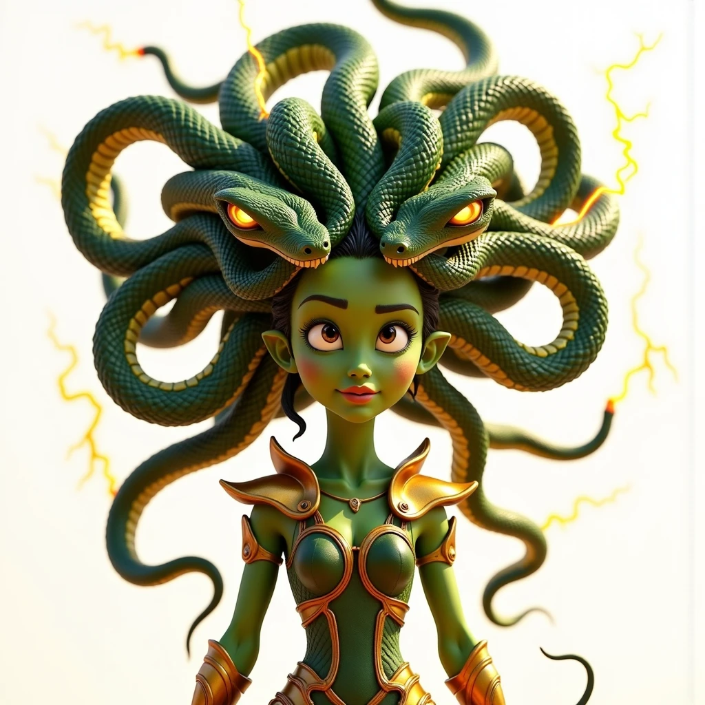 digital art by Tim Hildebrandt, Artstation, afrofuturism, beautiful female gorgon, female medusa long hair, snake woman hybrid, fierce medusa, epic 3 d oshun,  gorgon, snake woman, medusa, epic 3 d yemaya,  (full body portrait: 1.4) RAW uhd portrait photo of an African american woman named Ivy, Dreadlocks brown eyes, famine features, ultra quality, a cartoon picture of a woman with dreadlocks, a low poly render inspired by Daphne Allen, trending on cg society, afrofuturism, epic 3 d oshun, epic 3 d yemaya, character is in her natural pose, female medusa long hair, doja cat, lovely brigitte from overwatch, dread + highly detailed, standing in the "T Pose Position", has H cup breasts, wide hips, a close up of a woman's body in various poses, a low poly render inspired by senior character artist, zbrush central, digital art, female body, female character, female full body, low - poly 3 d model, human female, fake 3d meshes!!, 3d female character model, detailed body structure, body meshes, high detail character models