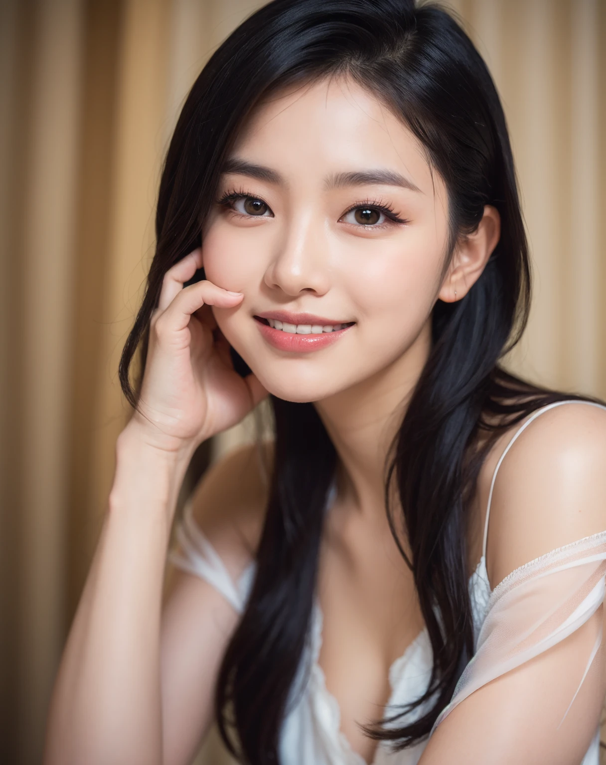  책상아래 다리를 벌리다,"A wet seductive temptress lounging in the ceo's office. She is draped in a sexy costume, her long hair cascading over her shoulders. Her captivating eyes and alluring smile exude temptation and allure. The car is adorned with golden decorations and lavish furniture, softly illuminated by the glow of candles. The temptress reclines gracefully on the sumptuous bed, exuding elegance and sensuality, captivating the king's gaze with her irresistible charm." hit with semen, dehisce, Oral, rainy night view, shirt wet in the rain, I see nipples, Poses and facial expressions that seduce men, big ass, zenith, orgasm, naked, shy expression, pink nipples, nude, naked, gym, wet uniform, ripped translucent stockings, laid down, sex, embarrassed expression, orgasm, sweaty, incomparable beauty, Shiny, shiny, firm and shiny skin, very long straight hair, soft hair, eyeliner, sexy and beautiful innocent teen, high definition big big beautiful bright blue eyes, Beautiful and lovely girl, baby face, big bust, 