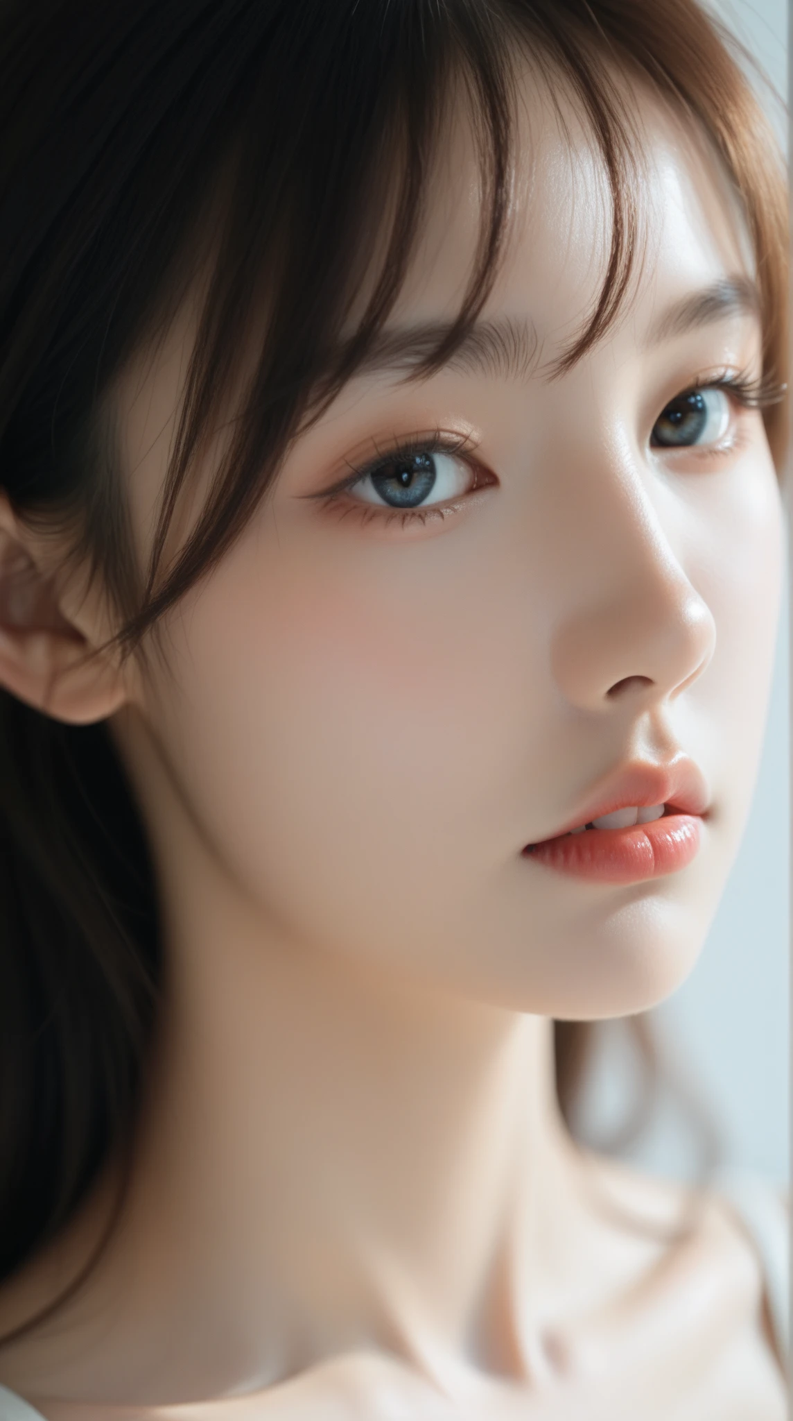 (beautiful girl:1.3), 17 years old, (Highest quality:1.4), (Very detailed), (Very detailedな顔と目), (to tears), (Floral Yukata), Sad expression, Great face and eyes, iris, Bun Hair, (Skinny body type:1.3), Smooth, Very detailed CG synthesis 8k wallpaper, High-resolution RAW color photos, Professional photography, Light, BackLight, dream-like, impressive, Written boundary depth, (Face close-up:1.8), (From before:1.5), (The background is the night sky:1.3)