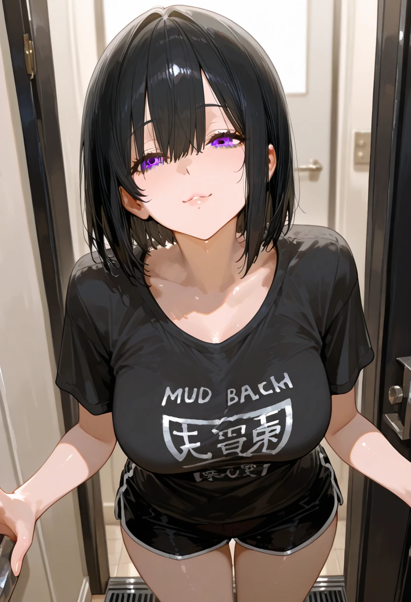 (Trembling girl , Open mouth, Tongue out, Ahegao:1.2), In the living room of the house、 Lori, short height, Dark hair、Landmine girl、Mine makeup、heavy make up、Motion Effect、action effects、
Bottomless, Seductive smile, Smirk, White Big Long T-Shirt, NSFW, , vaginal , hetero, Having sex,
Cute illustration, Ridiculous resolution, Ultra-detailed, Best Quality,