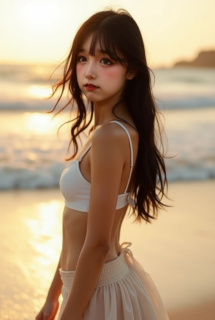(((masterpiece))), highest quality, Award-winning work, Super detailed, very detailed, detailed background, light, (very beautiful woman standing on the beach at night), Japanese, 20-year-old, Nogizaka Idol, Photo collection of beautiful girls from another world, poetry, 詳nice face, alone, (whole body:1.3), blake long hair, bangs, (like々nice face), expensive, (perfect body:1.1), beautiful and long legs, open plateau, sunset, vague, summer,
8K, wallpaper, wonderful, small details, expensively Detailed Ticker Unity 8k Wallpaper, Super detailed, ultra high resolution, very detailed, pure love face_V1, highly detailed eyes and face, beautiful and delicate eyes, refined skin, no makeup, (natural skin),