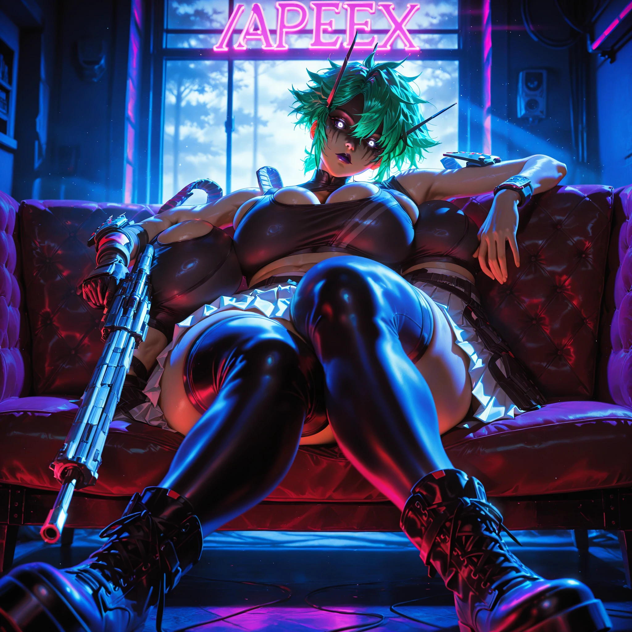 score_9, score_8_up, score_7_up, score_6_up, score_5_up, score_4_up,  (Rainbow Six Siege\),ela, ela \(Rainbow Six Siege\ ,sexy girl, 1girl, 23 years old, half body portrait, gothic girl, black tattooed arms, black gothic tattoos,black hair, black leather harness, black leather straps, black stocking, big natural saggy tits, stiff nipples, big brown eyes, black makeup, tits to viewer, tongue out, open mouth, looking back to viewer, bubble butt, closed legs,on stomach, seducing viewer, hearts, posing, sexy pose, ass grab, big ass, sweaty, wetting self, contentious content, skin, sweaty, domination, ((prone bone anal sex)) rough sex, forced sex, brutal sex, cock plowed in the ass, brutal anal sex,vivid colors, 1man, head is outside the frame,  deep anal penetration, sweat,, student dormitory room, submission, clutter in the room, posters on the walls, sun light, cinematic lightings, man’s face out of frame,ass focus, gta theme, gta style, cock from right into frame,