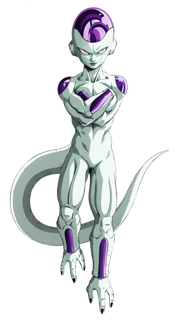 Venom and Frieza from Dragon Ball、genetic research institute。There is a large glass cylinder used for scientific experiments。They are each contained in a cylinder。