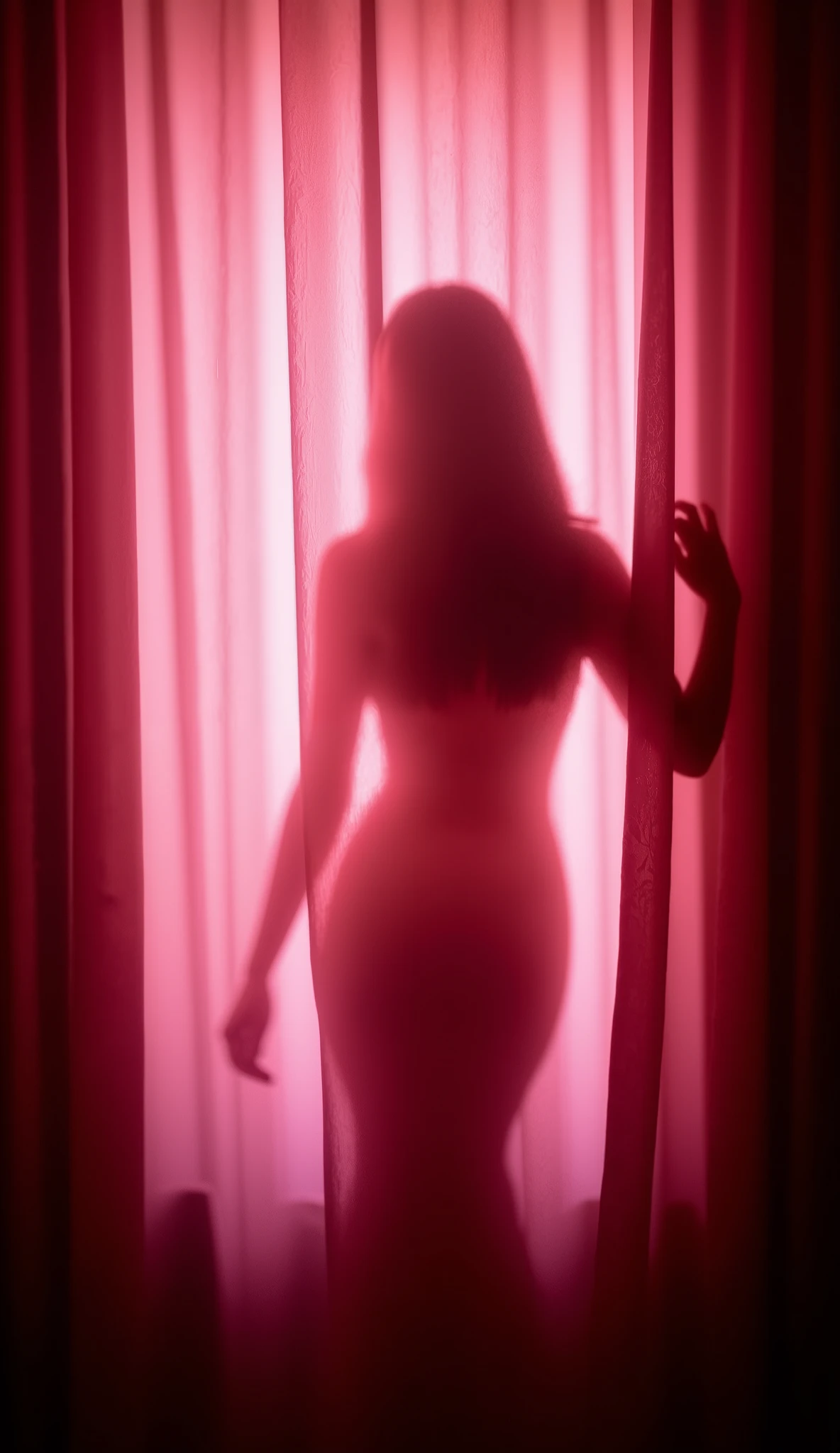 show a realistic image of a woman and show her full body, that she is completely naked receiving a massage to increase her buttocks, receiving that massage from a male masseur in a massage booth, Decorated with a comfortable, pleasant and elegant atmosphere