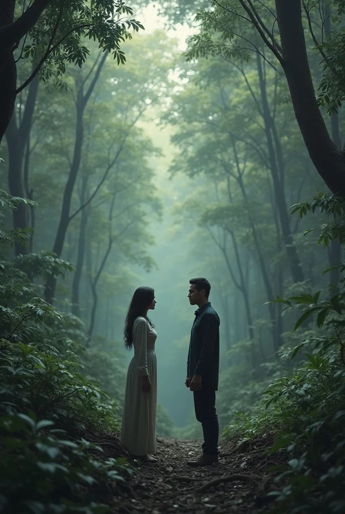 The forest darkens once more, with moonlight serenely glowing, as the mysteries of these breaths linger.