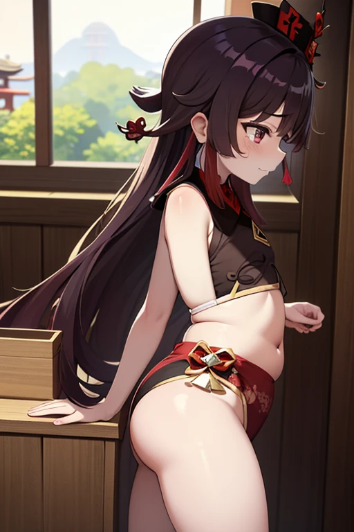 NSFW,beautiful face,beautiful skin,nipple slip,long sleevs,no bra,reimu,visible nipple,(((flat chest))),small breasts,child girl,(((topless))),anime,skirt, (((long sleevs))),outdoors,sitting,spread legs,no panties,(((deformed))),(((petite))),