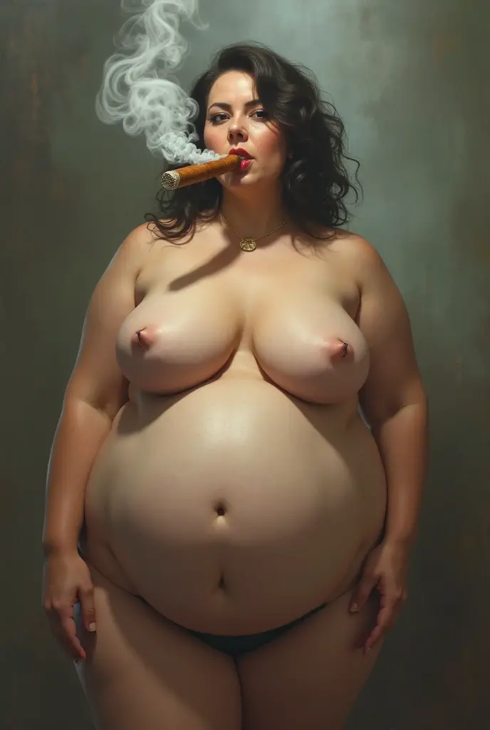 Average woman, soft pretty face, dark hair, European woman, (nude), no clothes, ((soft hips: 1.2)), sagging butt, large labia, ((tiny breasts: 1.3)), round eyes, (pubic hair), puckered lips, (big clit), ((sticky pussy)), perfect eyes, symmetrical eyes, ((flat chest)), (flat chested:1.2), (large nipples), perfect eyes, symmetrical eyes, ((view of her back: 1.3)), ((view from behind: 1.2)), cellulite, ((showing her butt), (((cellulite:1.3))), matte background, bent over the counter, (plump butt: 1.0), entire head and body image, ((her entire head and body must be in view)), ((hairy pussy)), ((pubic hair)), ((hairy labia)), ((plump body)), floral wallpaper, (((fat body, plump, chubby))), ((fat, dimpled butt: 1.4))