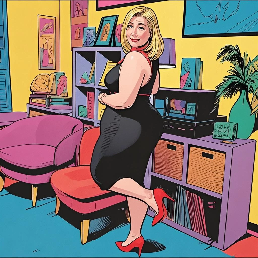 Tan skin all over, Thicc, extremely morbidly obese, brown hair ((wearing)), black 50s glasses, white tanktop, black leggings, voluptuous, feminine boy, femboy, perfect hands, perfect face, smile, (anatomically correct), (Perfect/ realistic proportions:1.2), (overwhelmingly fat arms, obese face), arm up, ((extremely widest hips possible!)), ((extremely massive thick thighs, morbidly large belly), belly overhang!)), (1080P, 4k UHD, Masterpiece:2.1!) ((single)), background: tilted towers_fortnite